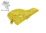 Europäische Särge Särge Ecken Blechgold PP Jungfrau Kunststoff 18# mit Stahlrohren